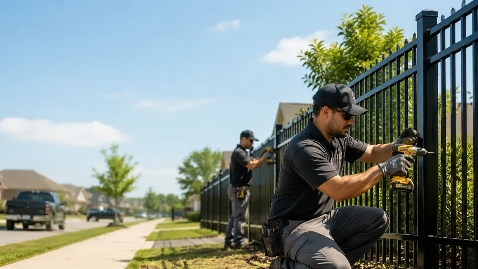 Metal Fence Installation in Alto Pass, IL
